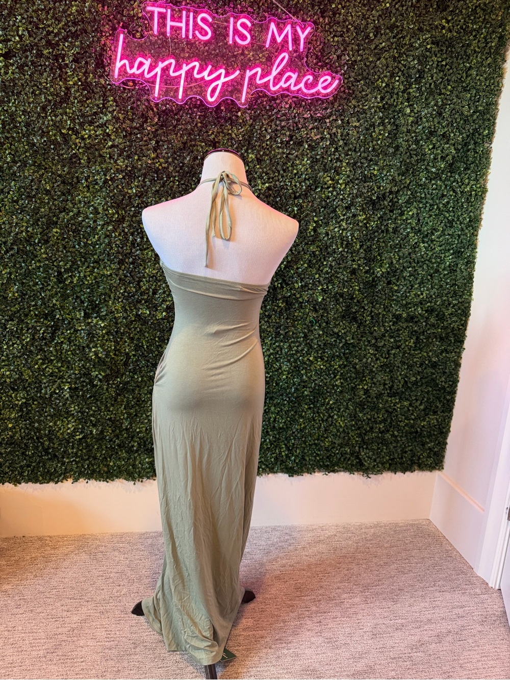 NWT Halara Maxi Dress with pockets - Picture 5 of 6
